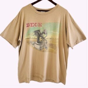 Vintage 1996 Beck Devils Haircut Graphic Tee XL